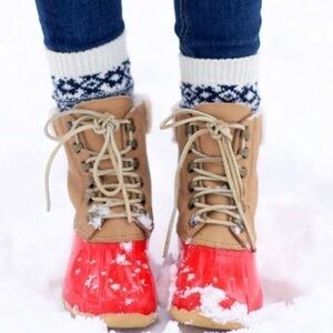 Sperry for J Crew Topsider Duck Boot - 8